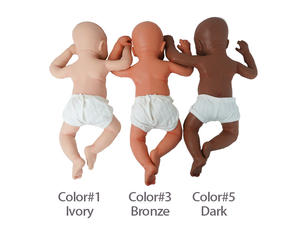 2024 détails réalistes les plus populaires bébé doux plein Silicone 46Cm 2.45Kg fille endormie Silicone bébé poupée réaliste <span class=keywords><strong>Reborn</strong></span> poupées - Product Image 6