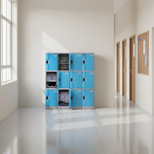 Armoire de rangement extérieure moderne en plastique ABS, résistante aux intempéries, durable, pour étudiants et écoles, vente en gros d'usine - Product Image 1