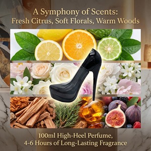 Perfumes al por mayor baratos de larga duración 100ml Good Girl Oil <span class=keywords><strong>Perfume</strong></span> al por mayor Black High Heels <span class=keywords><strong>Perfume</strong></span> a granel - Product Image 4
