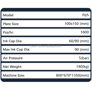 Hai Màu Bán Tự Động Hai Màu Sắc Đồng Hồ Quay Số Ink Cup <span class=keywords><strong>Pad</strong></span> In Ấn Máy Móc Với Băng Tải - Product Image 4
