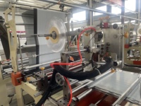 All in One Ups Dhl Poly Seiten dichtung umschlag Kunststoff Express Kurier Mailer Bag Making Machine