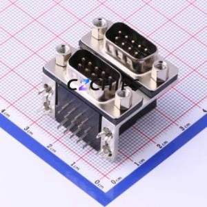 HYC33-VGA18A-158 D-Sub/VGA Connector Bent Lead Through Hole Connector Standard D-Sub Male 18P Right Angle Insert - Product Image 1