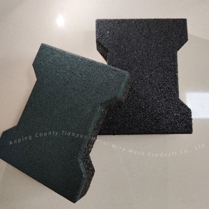 At istikrarlı köpek kemik kauçuk kaldırım taşı durak kauçuk tuğla kurulumu kolay dayanıklılık taşınabilir at kutusu durak geri dönüşümlü kauçuk - Product Image 4