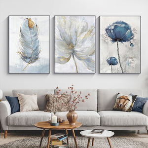 Póster nórdico para decoración de pared del hogar, lienzo de flores escandinavas, impresión artística, pintura abstracta - Product Image 3