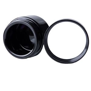Nouveau pot en verre ultraviolet 100ml 60ml 120ml 150g 250ml pots de crème pour le visage cosmétique UV <span class=keywords><strong>ultra</strong></span> <span class=keywords><strong>violet</strong></span> 2 oz 4 oz 8 oz pot en verre noir - Product Image 2
