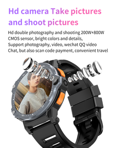 VALDUS 4G <strong>Android</strong> <strong>Smart</strong> <strong>Watch</strong> Phone Mobile Call Sim Card S9 S8 Ultra 4G GPS WIFI Dual Video <strong>Camera</strong> Men PG999 Round Smartwatch - Product Image 4
