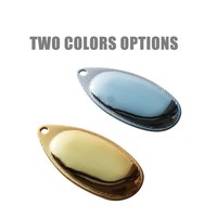 Vente en gros de lames OEM multi-tailles cuillère en métal cuillères à bruit lisse appâts accessoires de cuillère de pêche