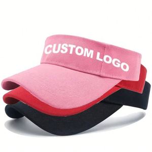 Sombrero de Sol Personalizable con Logotipo, Protección Solar de Verano, Ajustable, para Cabezas Grandes, con Correa Mágica, Visera Deportiva para Exteriores - Product Image 2
