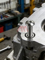 Sekrup Kepala Tombol Hexagon ISO7380 Metrik A2 Baja Tahan Karat 304 M4*12mm Baut Allen