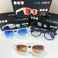 Gafas de Sol AIMB-G3 con Traducción por IA, Lentes Fotocromáticas Anti-Luz Azul, Cámara WiFi Chat GPT 800W, Gafas Inteligentes con IA 1080P IP67 Táctiles