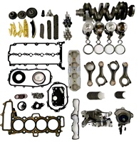 Kit completo de juntas para motor diésel 204DTD 204DTA: pistón, cigüeñal, biela, cojinete, cadena de distribución, válvula de motor, bomba de agua y bomba de aceite