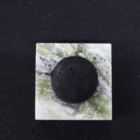 Décoration moderne de diffuseur d'aromathérapie boule de marbre naturel vert chinois art haut de gamme décoration de la maison ornement de restaurant d'hôtel