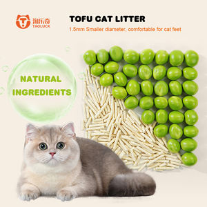 Pack économique de litière pour chat au tofu de soja, non poudreuse, à grain fin, <span class=keywords><strong>verte</strong></span>, parfumée à la poudre pour bébé, <span class=keywords><strong>comestible</strong></span> - Product Image 4