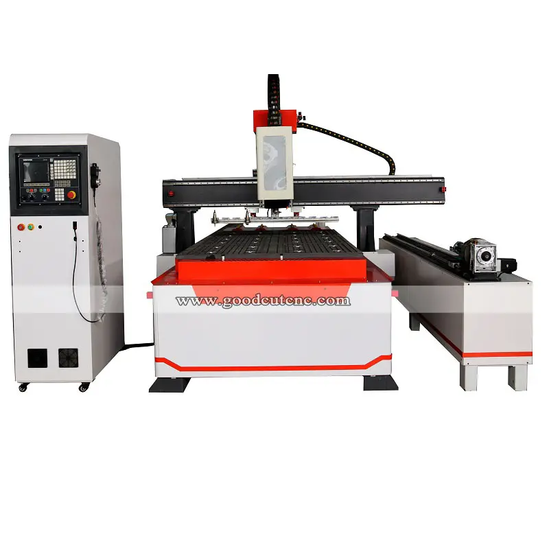 1325 4*8 Feet CNC Router ATC Pneumatic Automatic Tool Change Wood Engraving for Acrylic PVC MDF Artificial Stone Organic Glass