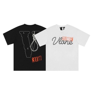 V LONE hommes T-shirt 100% coton Original marque Streetwear femmes T-shirt USA été à manches courtes Harajuku Hip Hop T-shirt <span class=keywords><strong>Vlone</strong></span> - Product Image 1