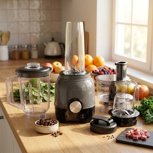Mixeur Électrique Multifonction 700W en Acier Inoxydable avec Double Protection Contre la Surchauffe et Nettoyage en un Clic pour Smoothies et Jus – Vente en Gros - Product Image 3