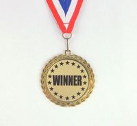 En gros Concevez Votre Propre Médaille Personnalisée En Alliage De Zinc Coloré En Métal Marathon Triathlon Taekwondo Race Sport Médailles avec Ruban