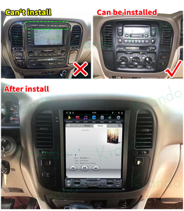 12 ''tesla Android Navigation cho TOYOTA LAND CRUISER lc100 Lexus LX470 1998 2002 đài phát thanh Xe GPS Stereo DVD không dây Carplay 4 gam - Product Image 3