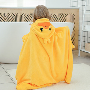 Vendita Diretta del Produttore: <span class=keywords><strong>Mantello</strong></span> con Cappuccio a Forma di Animale, Morbido e Adorabile Asciugamano con Cappuccio per Bambini - Product Image 3