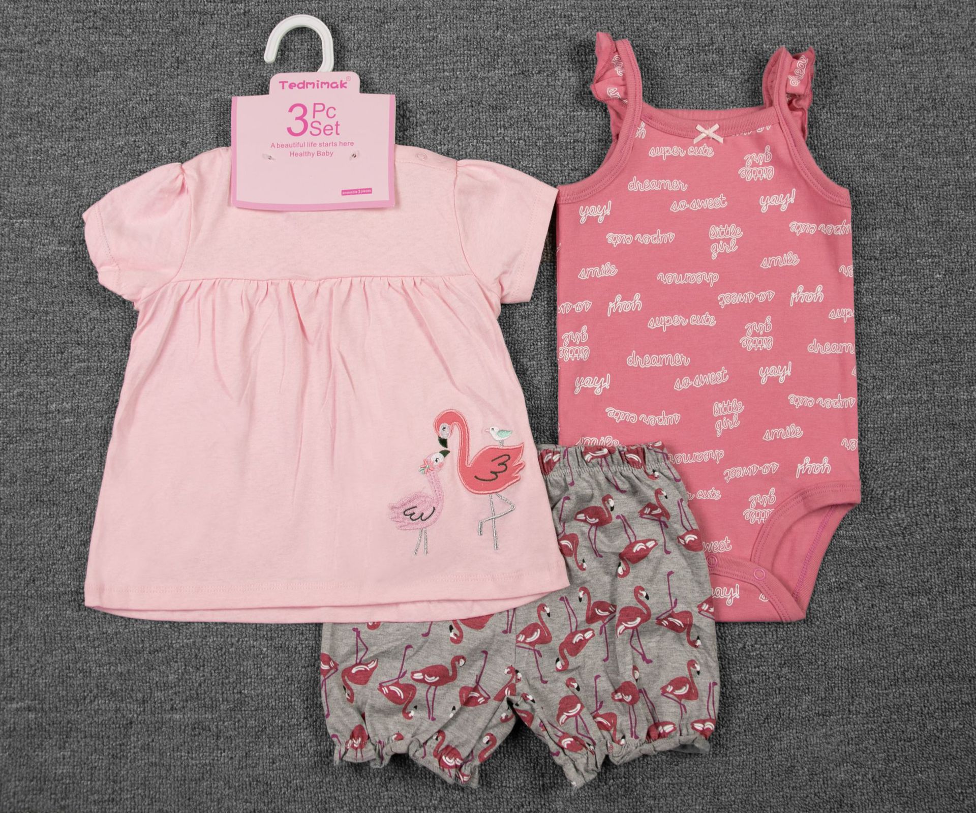 66063-39 flamant rose doux