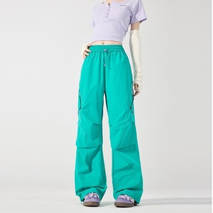 <span class=keywords><strong>Pantalon</strong></span> de travail large pour homme, style parachutiste, pour sports de plein air, randonnée, décontracté, imperméable, séchage rapide, en polyester - Product Image 3
