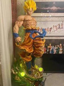 Figura de Resina Dragon Ball Personaje de Anime Goku Vegeta a Tamaño Real Escultura de Fibra de Vidrio - Product Image 2