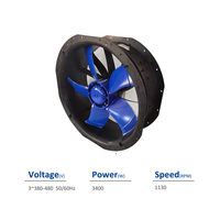 Ventilateur axial de refroidissement AHU ZIEHL-ABEGG ZN091-ZIL.GL.V5P1 185822 380-480 50/60Hz 3.40KW 1130RPM pour la réfrigération