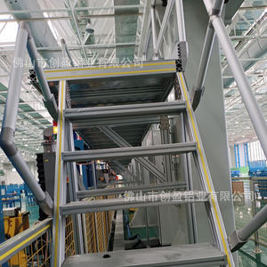 Panneaux de commande d'équipements de production industrielle personnalisés, automatisation, postes de travail avec cadre, mezzanine, console, étagère - Product Image 6