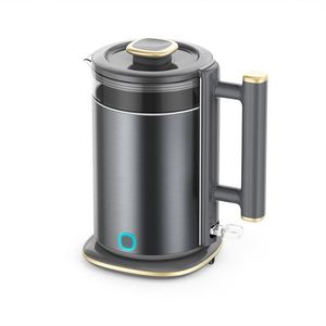 Modern Grey Electric Water <b>Kettle</b> <b>Temperature</b> <b>Control</b> Keep Warm Food Grade Glass Portable for Outdoor Household Use 1.6-2.0L - Product Image 4