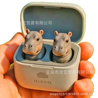 Écouteurs Bluetooth transfrontaliers en forme de grenouille mignonne, style animal adorable, fabriqués en Chine