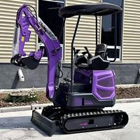 Mini-excavatrice compacte sur chenilles pour travaux miniers, petit équipement de terrassement