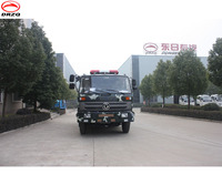 Camion-citerne à eau et mousse Dongfeng de 8 000 litres, camion de pompiers à double usage à 4 portes, peinture personnalisée, arroseur incendie, camion de lutte contre l'incendie