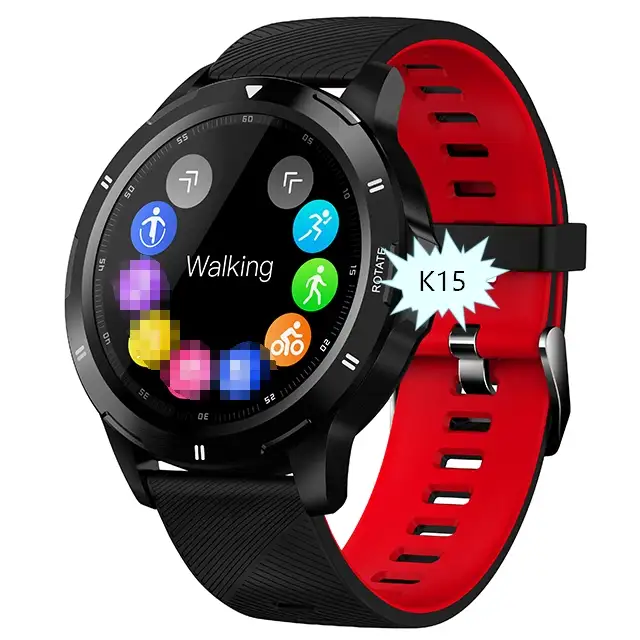 K15 Smart Wristband Waterproof Ip68 Smartwatch Women Men Reloj Andiord Smart Watch With Body Temperature Heart Rate