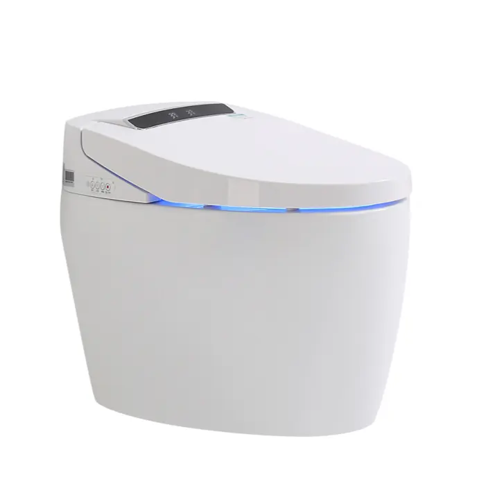 Decoração Home moderna Banheiro Sensor Automático Flushing Elétrico One Piece Wc Inteligente WC