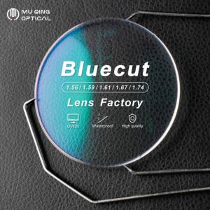 <span class=keywords><strong>Lentes</strong></span> Ópticas Semiterminadas HMC HC UC 1.56 1.61 1.67 con Recubrimiento Anti-Reflejante y Bloqueo de Luz Azul, <span class=keywords><strong>Lentes</strong></span> Transparentes para Vidrio - Product Image 1