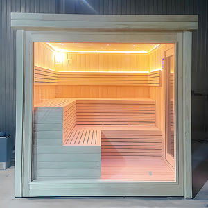 Sauna all'aperto cedro canadese russo Sauna barilotto 2 persone all'aperto Seks Sauna - Product Image 1