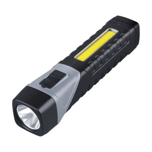 <b>Usb</b> Rechargeable Flashlight Led Work Light With Magnet Industrial Use Plastic Body Push Button <b>Switch</b> - Product Image 1