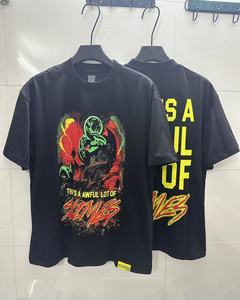 Camisetas BAPEES de manga corta para hombre, de algodón transpirable, con estampado de punto, estilo oversize, 2026 Cotton AWFUL LOT of COUGH SYRUP - Product Image 3