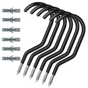 Móc Xe Đạp Hạng Nặng: 4 Gói Kích Thước Nhỏ Móc Treo Hoàn Hảo Cho Trần Nhà Để Xe Và Tường Lưu Trữ Xe Đạp Treo Móc Vít - Product Image 2