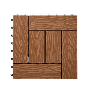 Carrelage en bois à gaufrage profond WPC, carreaux décoratifs de <span class=keywords><strong>maison</strong></span>, patio d'extérieur, plusieurs tailles, vente d'usine, <span class=keywords><strong>2022</strong></span> - Product Image 2