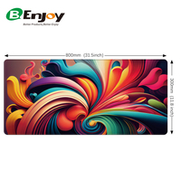 Tapis de bureau rectangulaire de taille personnalisée et de bureau de jeu doux Premium confortable 3mm 4mm impression par sublimation tapis de souris premium bon marché
