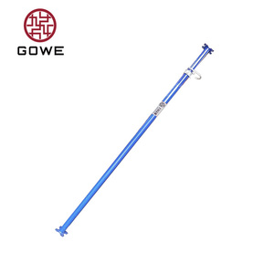 Étais de coffrage en acier robustes et réglables, peints en jaune - Product Image 4