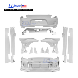 Nouveaux kits de carrosserie en fibre de verre avec revêtement apprêté de style Drifton 370Z VaRS Arising II pour 370Z Z34 2008-2019 - Product Image 3