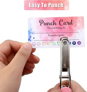 Juego de 50 Tarjetas de Recompensa Personalizadas con Diseño de Acuarela, Tarjetas de Incentivo de Fidelización para Clientes, para Negocios, Clases Escolares - Product Image 3