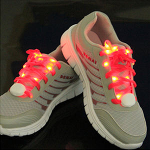 깜박이는 나일론 신발 끈 실행 멀티 컬러 깜박임 조명 <span class=keywords><strong>LED</strong></span> 신발 끈 - Product Image 2