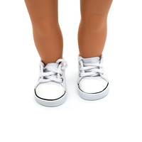 Vente en gros de chaussures de sport pour poupées de 18 pouces, chaussures de tennis en plastique, jouet DIY pour poupées de 18 pouces