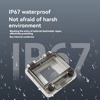 IP67 couvercle de fenêtre de protection Transparent matériel PC électrique disjoncteur bidirectionnel boîtiers d'instruments électroniques