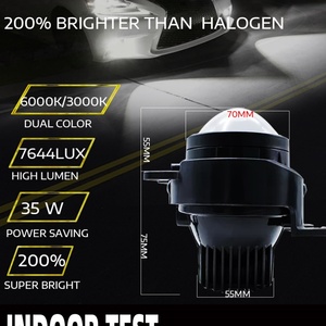 SANVI Wholesale Price Bi Led Fog Lamp Hi/Lo Beam 2.5 Inch Auto Lighting System With Bracket for toyota Car Accessories - Product Image 5