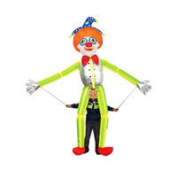 Costume gonflable LED sur mesure 2026 pour défilés, motif clown, idéal pour les fêtes cosplay, la publicité pour adultes et les événements pour enfants - Vente chaude