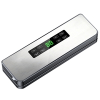 Machine de mise sous vide commerciale en acier inoxydable pour la conservation des aliments, machine de scellage et d'emballage avec modes sec et humide